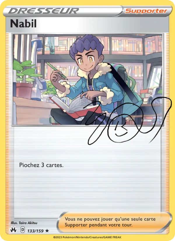 Carte Pokémon Nabil de l'extension Zénith Suprême