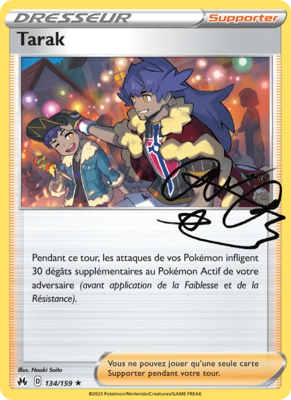 Carte Pokémon Tarak de l'extension Zénith Suprême