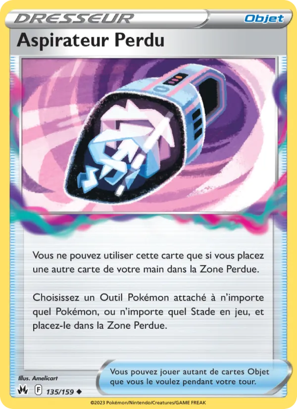 Carte Pokémon Aspirateur Perdu de l'extension Zénith Suprême