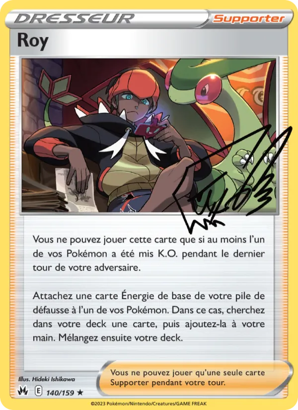 Carte Pokémon Roy de l'extension Zénith Suprême