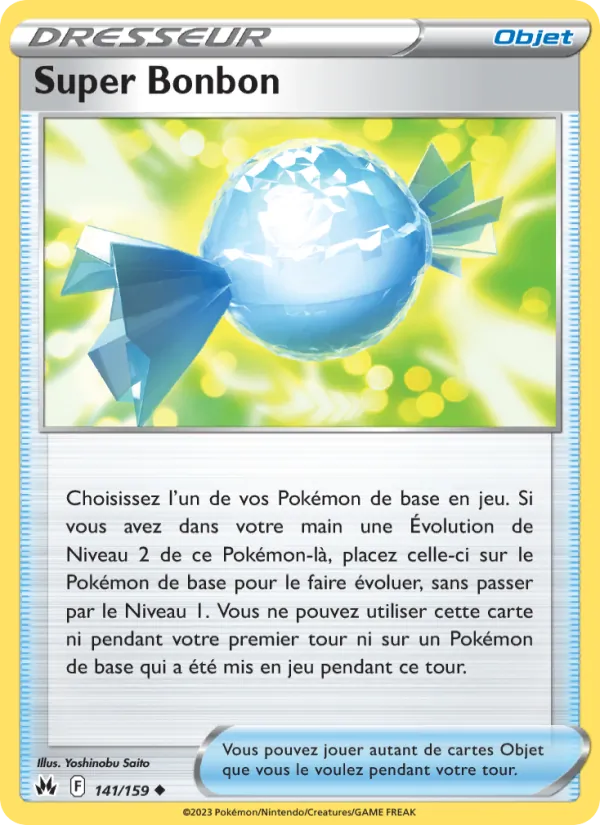 Carte Pokémon Super Bonbon de l'extension Zénith Suprême