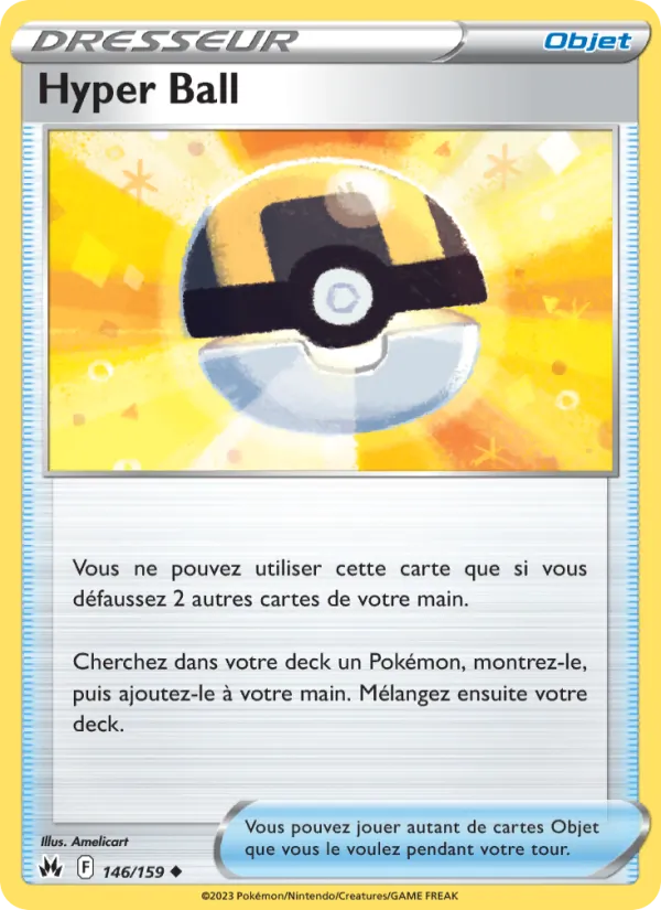 Carte Pokémon Hyper Ball de l'extension Zénith Suprême