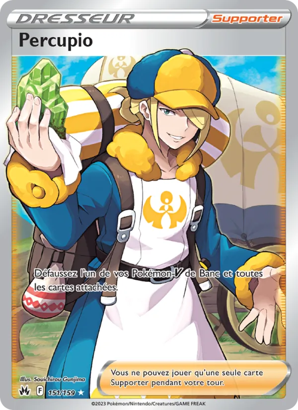 Carte Pokémon Percupio de l'extension Zénith Suprême