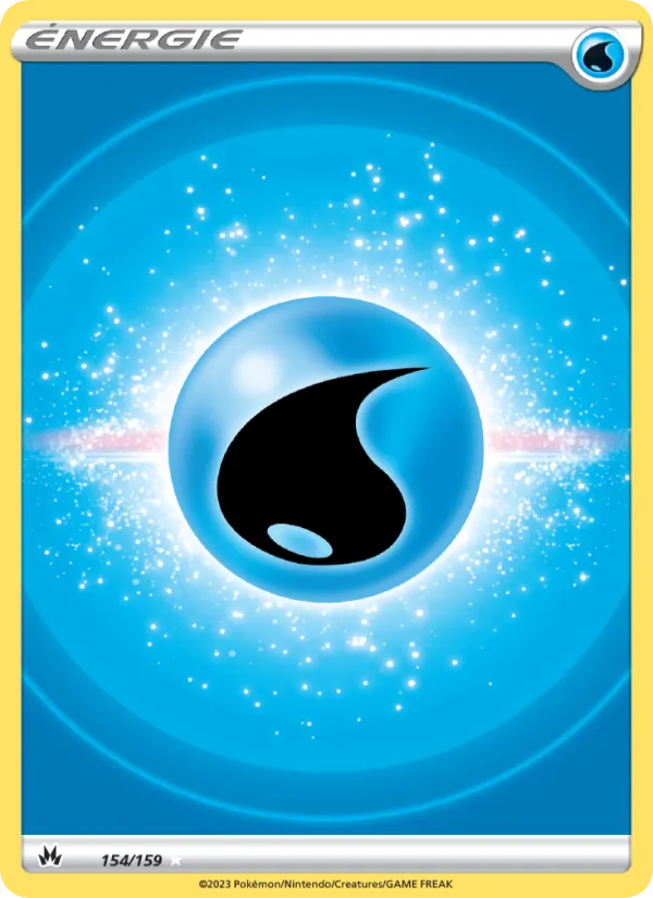Carte Pokémon Énergie Eau de l'extension Zénith Suprême