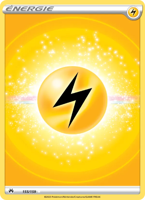 Carte Pokémon Énergie Électrique de l'extension Zénith Suprême