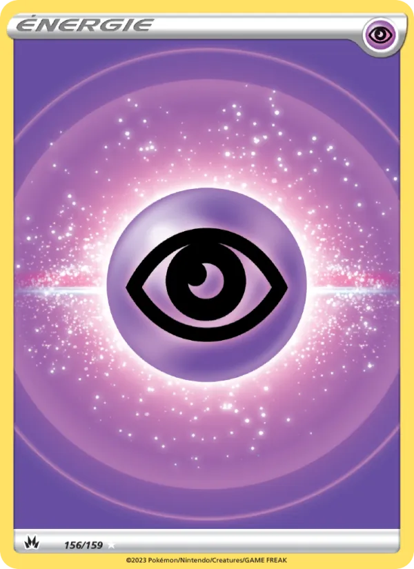Carte Pokémon Énergie Psy de l'extension Zénith Suprême