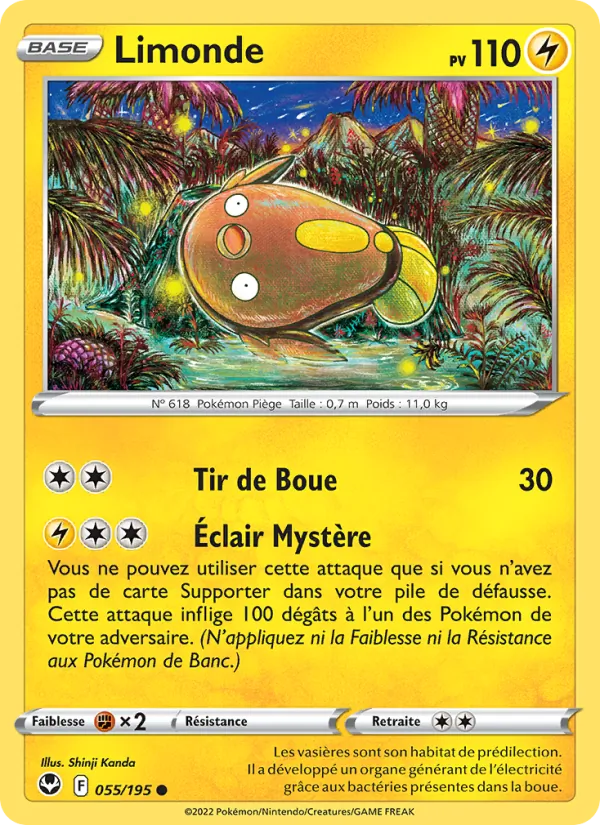 Carte Pokémon Limonde de l'extension Tempête Argentée