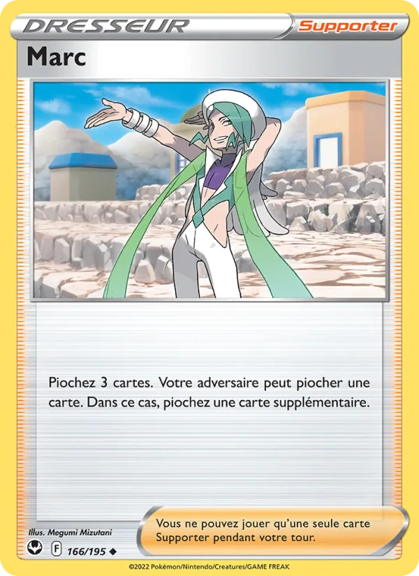Carte Pokémon Marc de l'extension Tempête Argentée