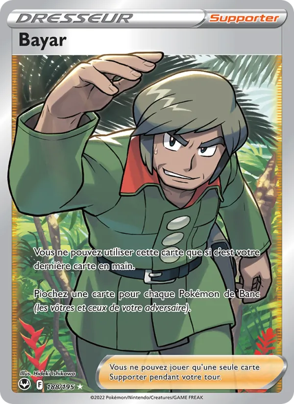 Carte Pokémon Bayar de l'extension Tempête Argentée