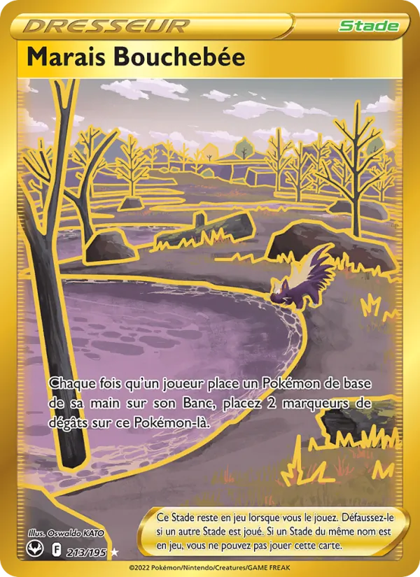 Carte Pokémon Marais Bouchebée de l'extension Tempête Argentée