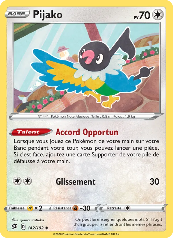 Carte Pokémon Pijako de l'extension Clash des Rebelles