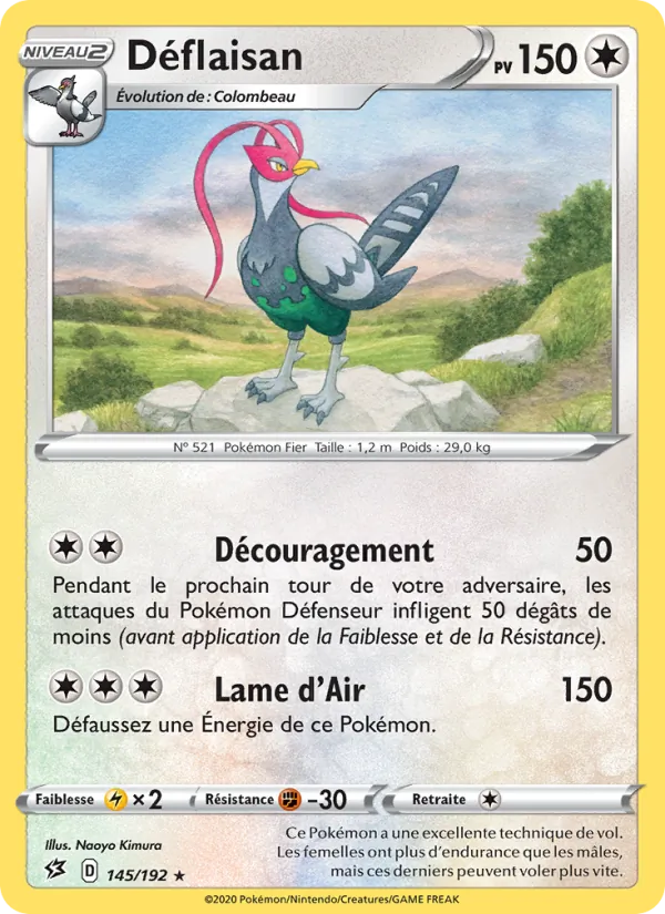 Carte Pokémon Déflaisan de l'extension Clash des Rebelles