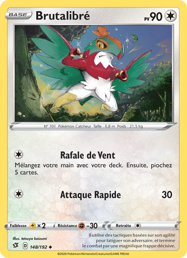 Carte Pokémon Brutalibré de l'extension Clash des Rebelles