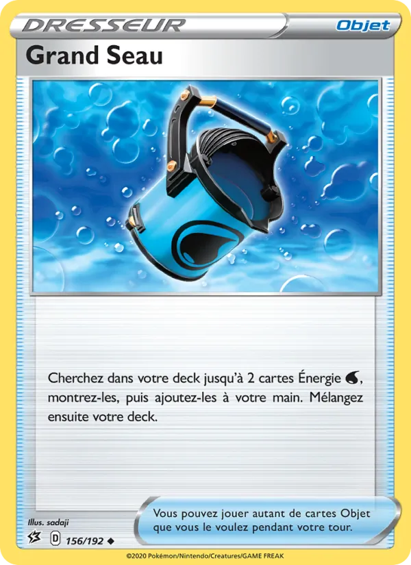 Carte Pokémon Grand Seau de l'extension Clash des Rebelles