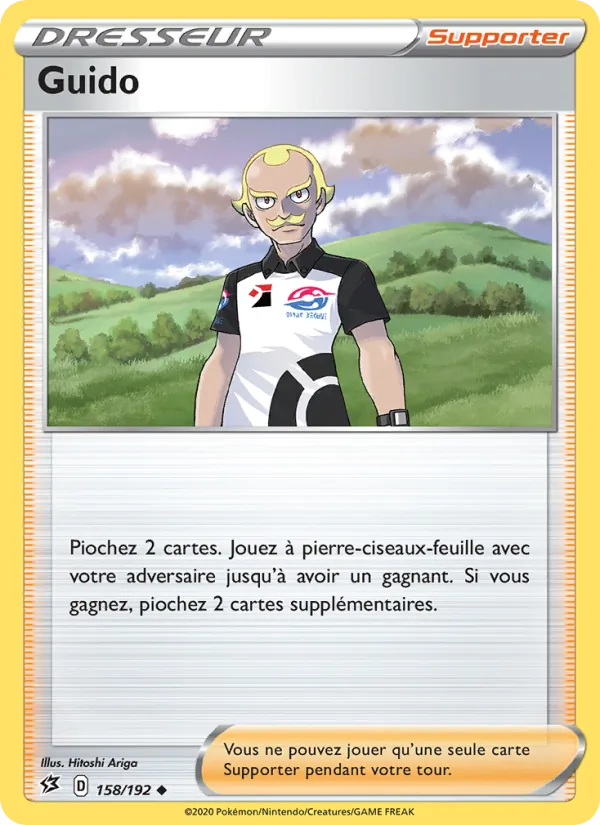 Carte Pokémon Guido de l'extension Clash des Rebelles