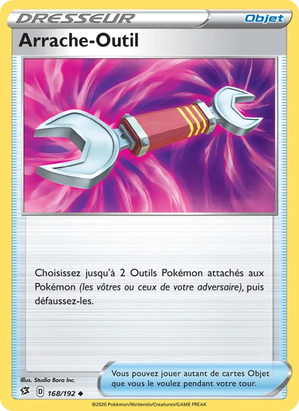 Carte Pokémon Arrache-Outil de l'extension Clash des Rebelles