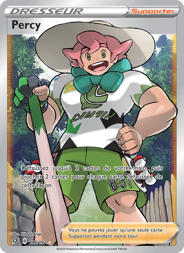 Carte Pokémon Percy de l'extension Clash des Rebelles
