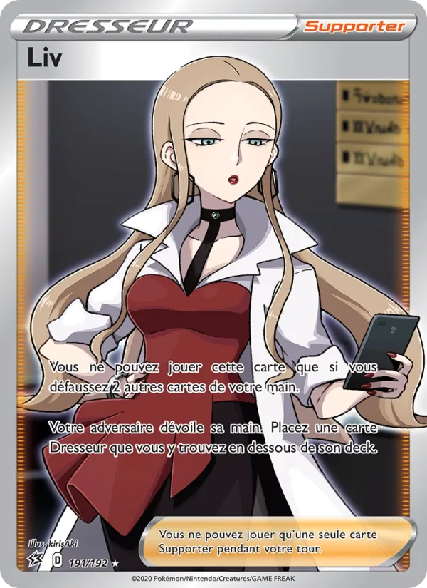 Carte Pokémon Liv de l'extension Clash des Rebelles