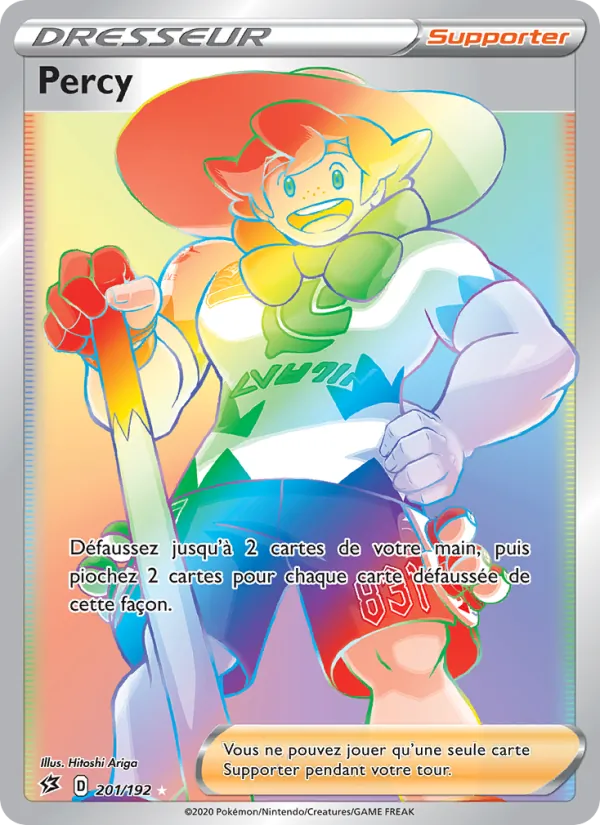 Carte Pokémon Percy de l'extension Clash des Rebelles
