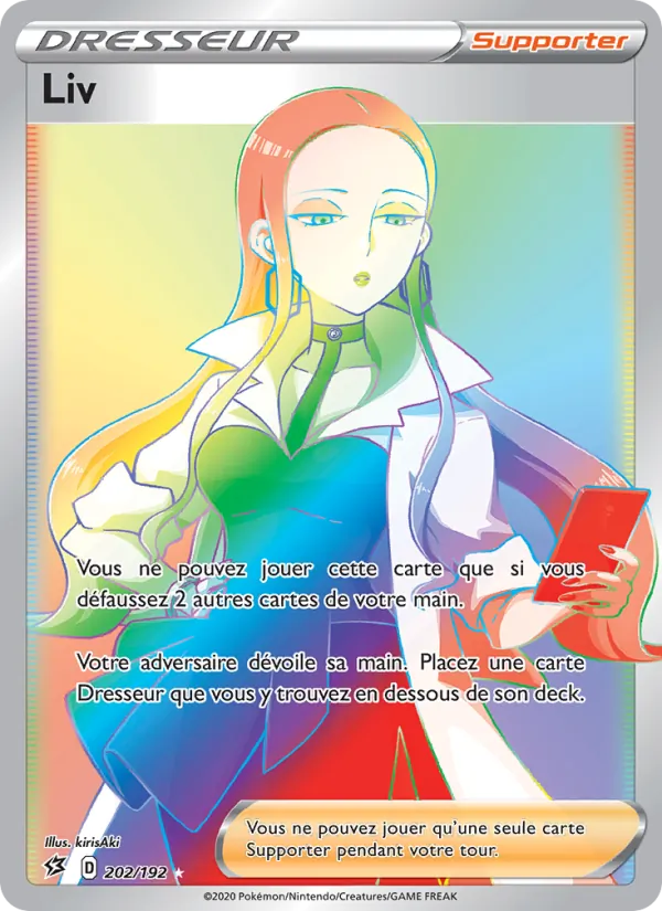 Carte Pokémon Liv de l'extension Clash des Rebelles