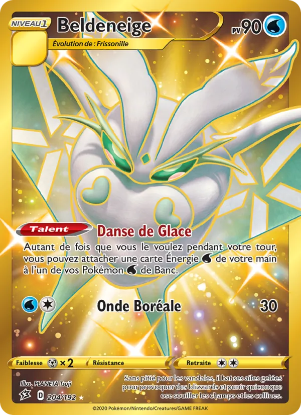 Carte Pokémon Beldeneige de l'extension Clash des Rebelles