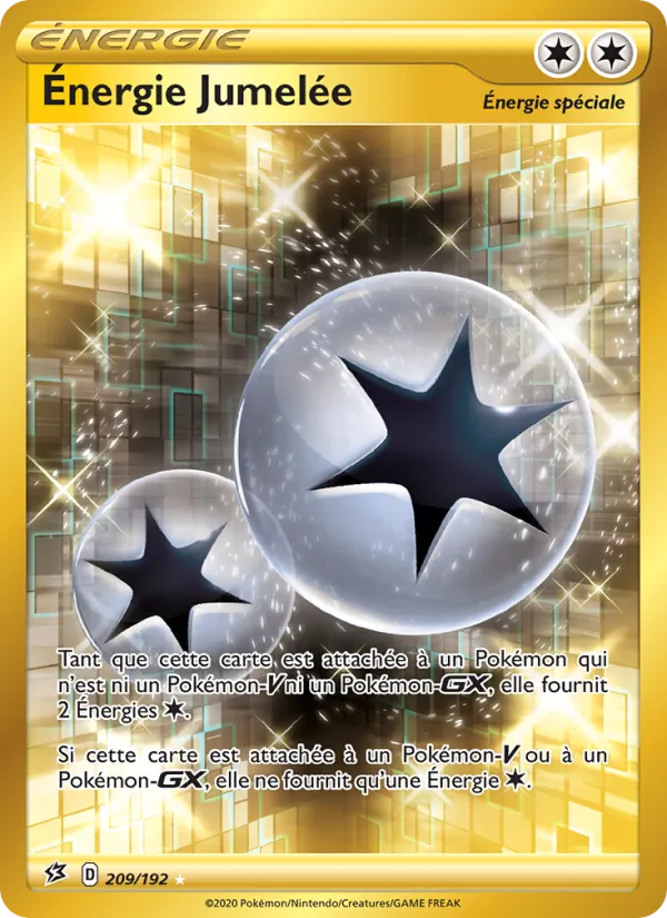 Carte Pokémon Énergie Jumelée de l'extension Clash des Rebelles