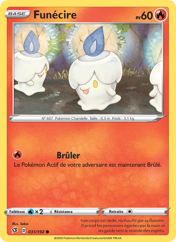 Carte Pokémon Funécire de l'extension Clash des Rebelles