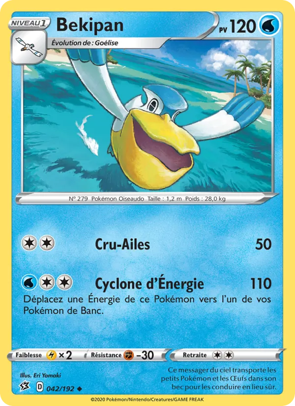 Carte Pokémon Bekipan de l'extension Clash des Rebelles