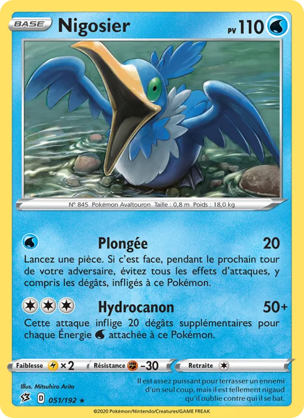 Carte Pokémon Nigosier de l'extension Clash des Rebelles