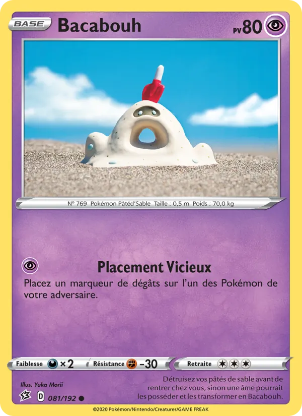 Carte Pokémon Bacabouh de l'extension Clash des Rebelles