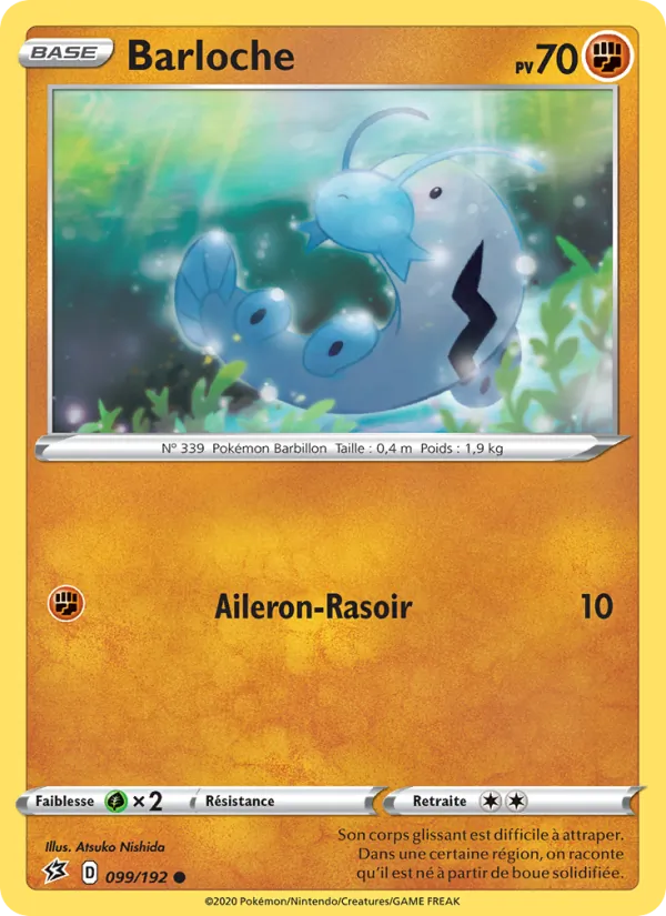 Carte Pokémon Barloche de l'extension Clash des Rebelles