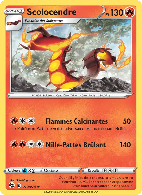 Carte Pokémon Scolocendre de l'extension La Voie du Maître