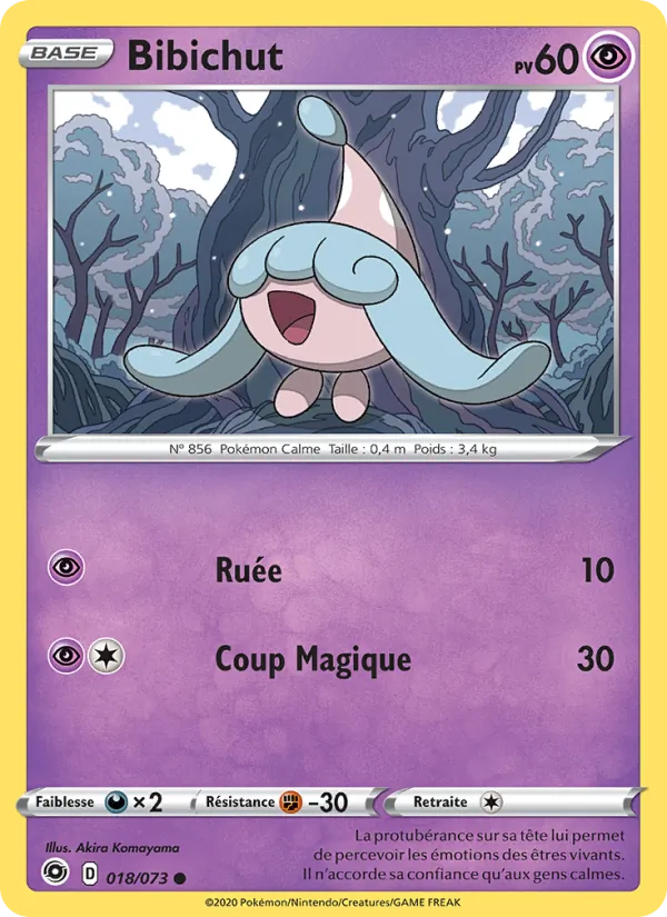 Carte Pokémon Bibichut de l'extension La Voie du Maître