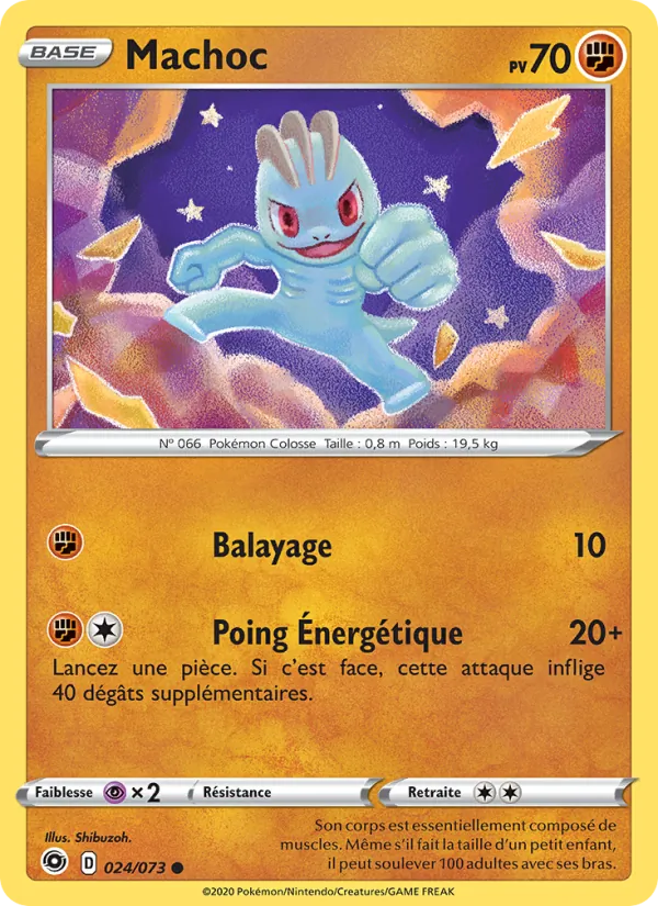 Carte Pokémon Machoc de l'extension La Voie du Maître