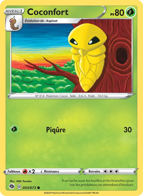 Carte Pokémon Coconfort de l'extension La Voie du Maître