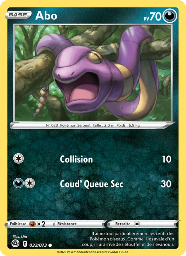 Carte Pokémon Abo de l'extension La Voie du Maître
