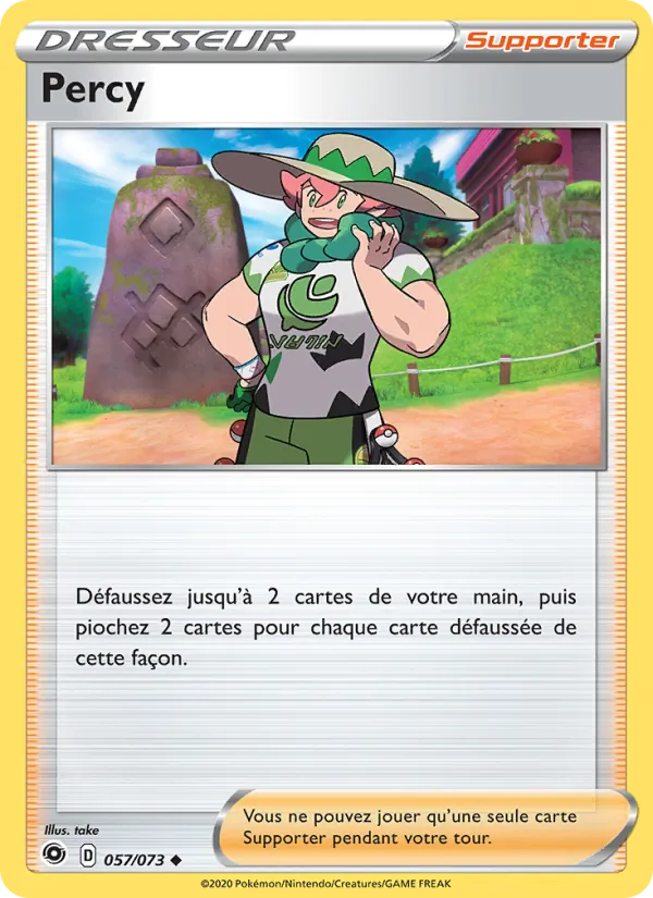 Carte Pokémon Percy de l'extension La Voie du Maître