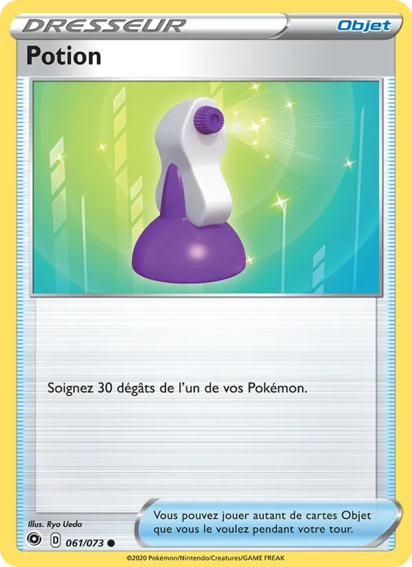 Carte Pokémon Potion de l'extension La Voie du Maître
