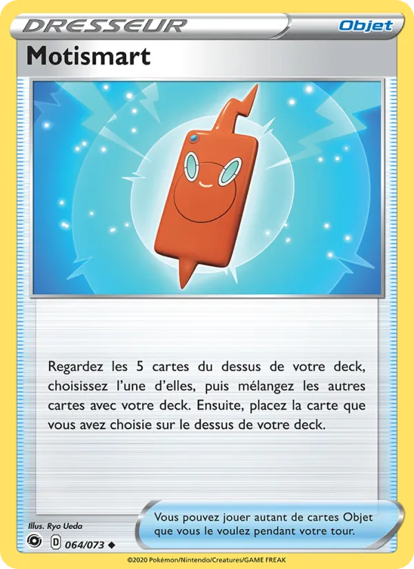 Carte Pokémon Motismart de l'extension La Voie du Maître