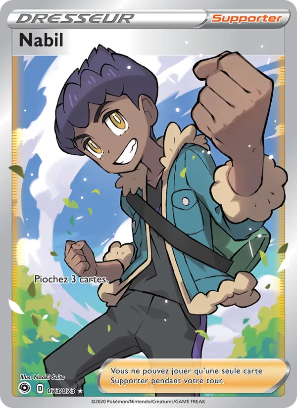 Carte Pokémon Nabil de l'extension La Voie du Maître