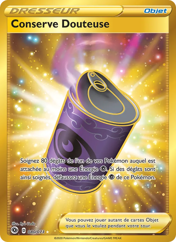 Carte Pokémon Conserve Douteuse de l'extension La Voie du Maître