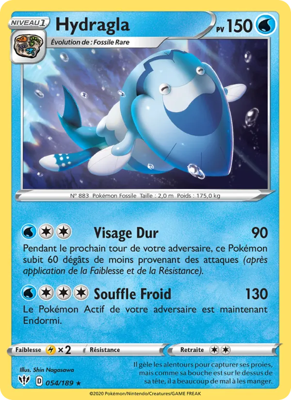 Carte Pokémon Hydragla de l'extension Ténèbres Embrasées