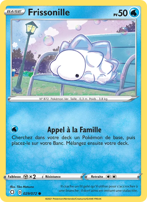 Carte Pokémon Frissonille de l'extension Destinées Radieuses