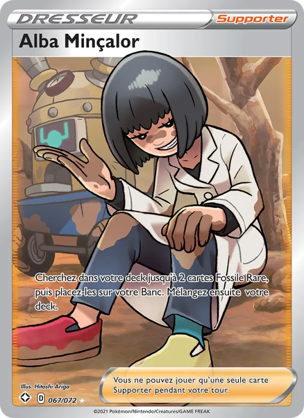 Carte Pokémon Alba Minçalor de l'extension Destinées Radieuses