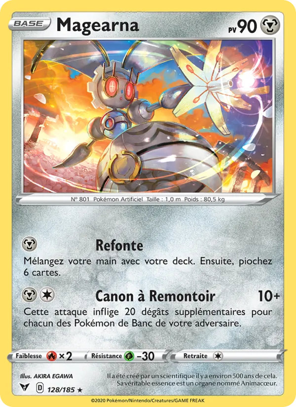 Carte Pokémon Magearna de l'extension Voltage Éclatant