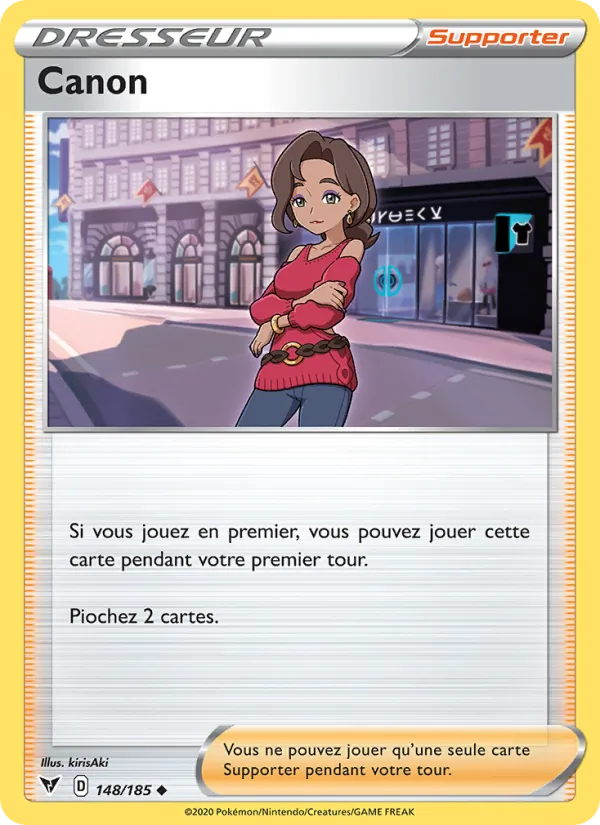Carte Pokémon Canon de l'extension Voltage Éclatant