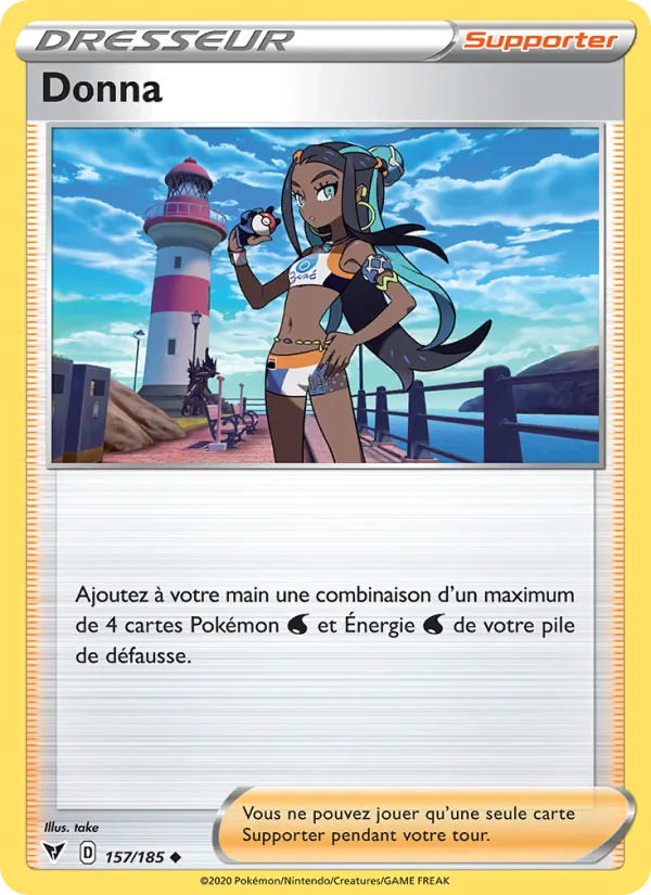 Carte Pokémon Donna de l'extension Voltage Éclatant