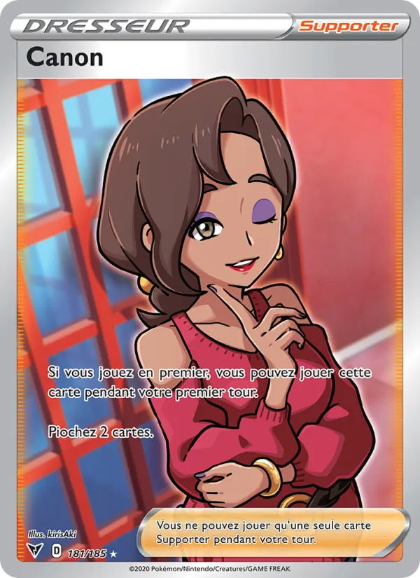 Carte Pokémon Canon de l'extension Voltage Éclatant