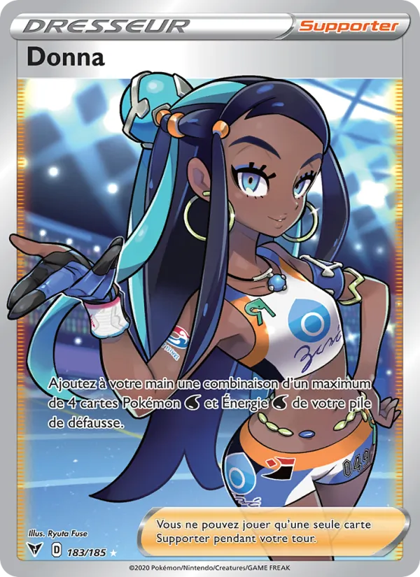 Carte Pokémon Donna de l'extension Voltage Éclatant