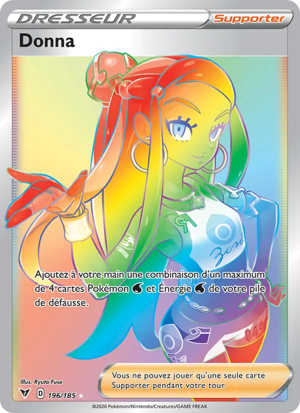 Carte Pokémon Donna de l'extension Voltage Éclatant